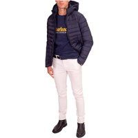 Gesteppte Daunenjacke mit Kapuze