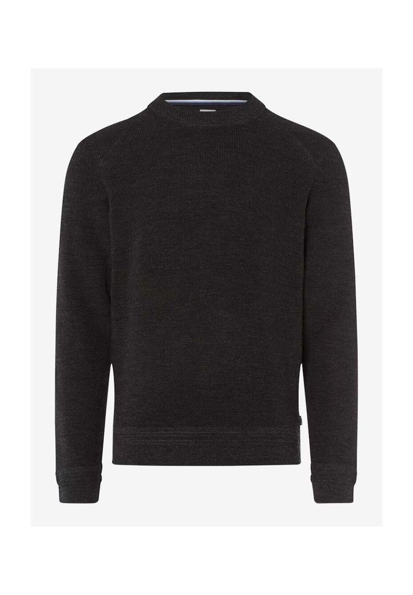 Klassischer Strickpullover mit Rundhalsausschnitt