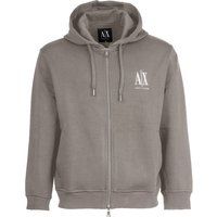 Sweatjacke mit Logo-Stickerei