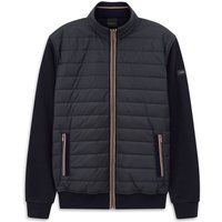 Hybrid-Sweatjacke mit gesteppter Front