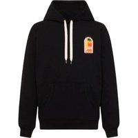 Hoodie aus Baumwolle mit Farbverlauf-Logo