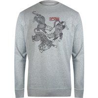 Sweatshirt mit Paisley-Leoparden-Print