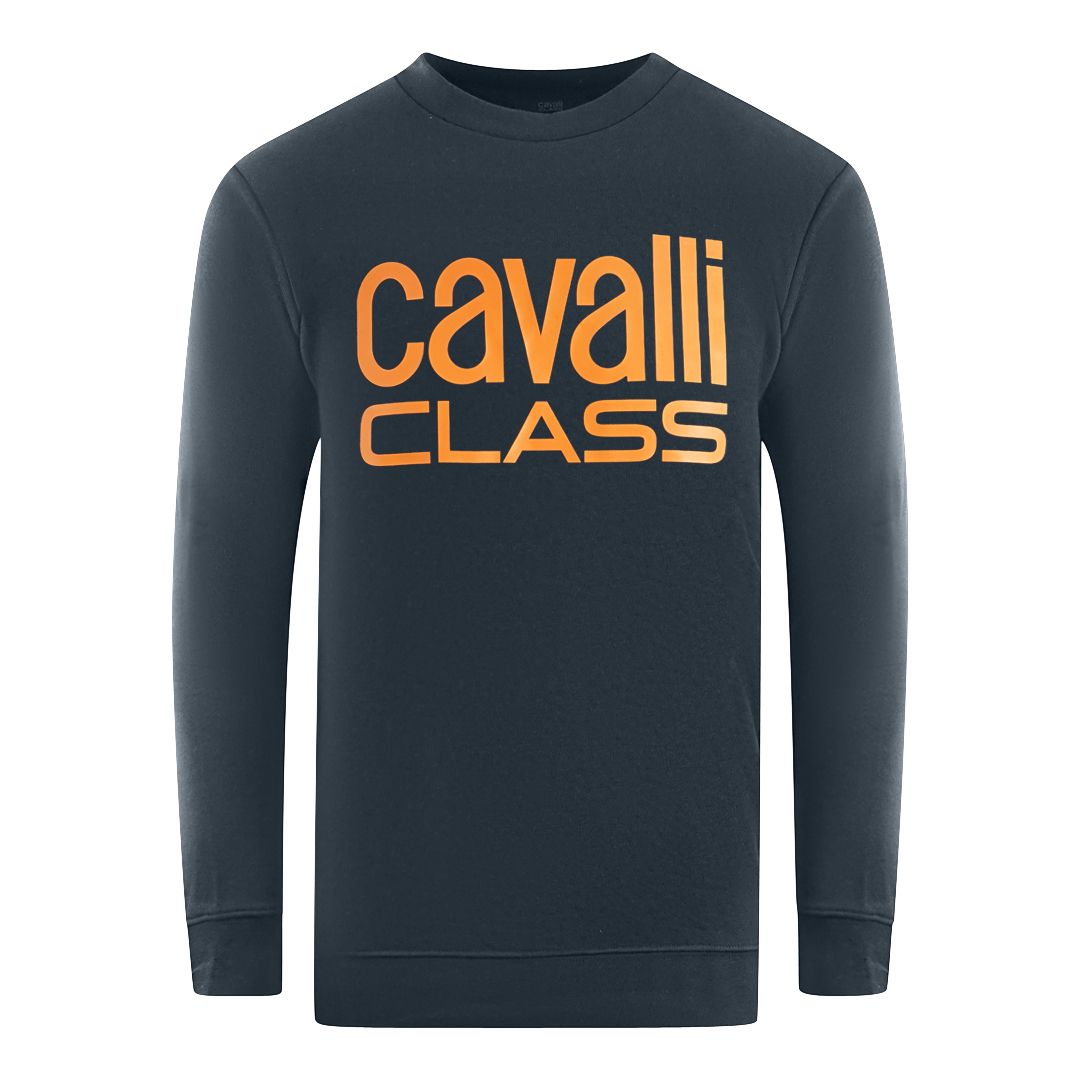 Crewneck-Sweatshirt mit plakativem Logo