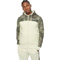Kapuzenjacke mit Camouflage-Einsatz