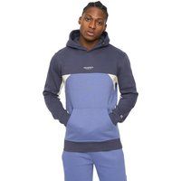 Grafischer Kapuzenpullover mit Paneelen