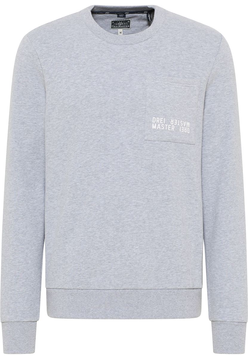 Klassisches Rundhals-Sweatshirt mit Tasche