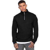 Sweatshirt mit kurzem Reißverschluss