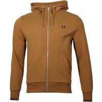 Klassischer Kapuzenpullover mit Reißverschluss
