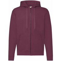 Klassischer Kapuzenpullover mit Reißverschluss