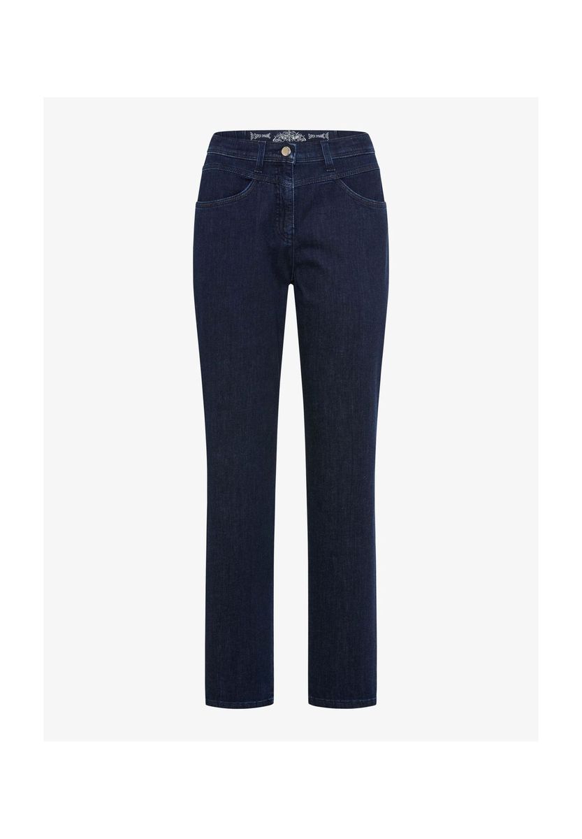 Damen Straight Leg Jeans in Dunkelblau