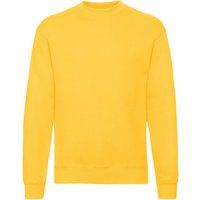 Klassisches Rundhals-Sweatshirt mit Rippbündchen