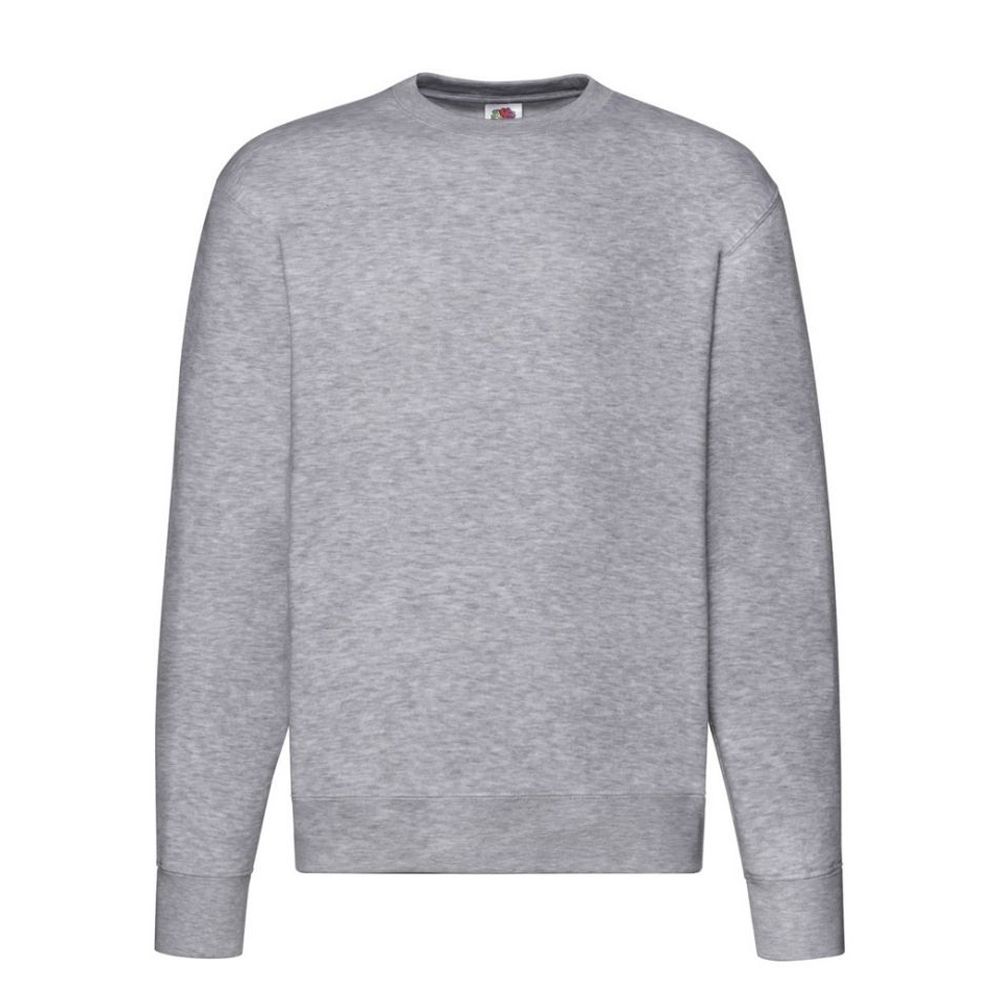 Klassisches Baumwollmix-Sweatshirt mit Rundhals