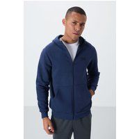 Regular-Fit Kapuzen-Sweatjacke
