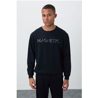 Sweatshirt mit Logo-Bestickung