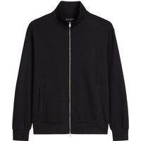 Minimalistische Sweatjacke mit Reißverschluss