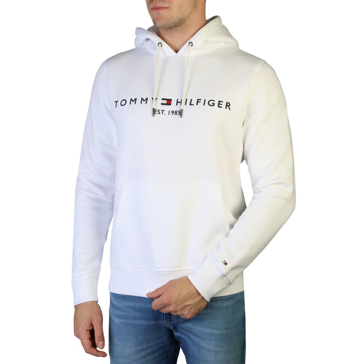 Klassisches Logo-Fleece mit Kordelzug