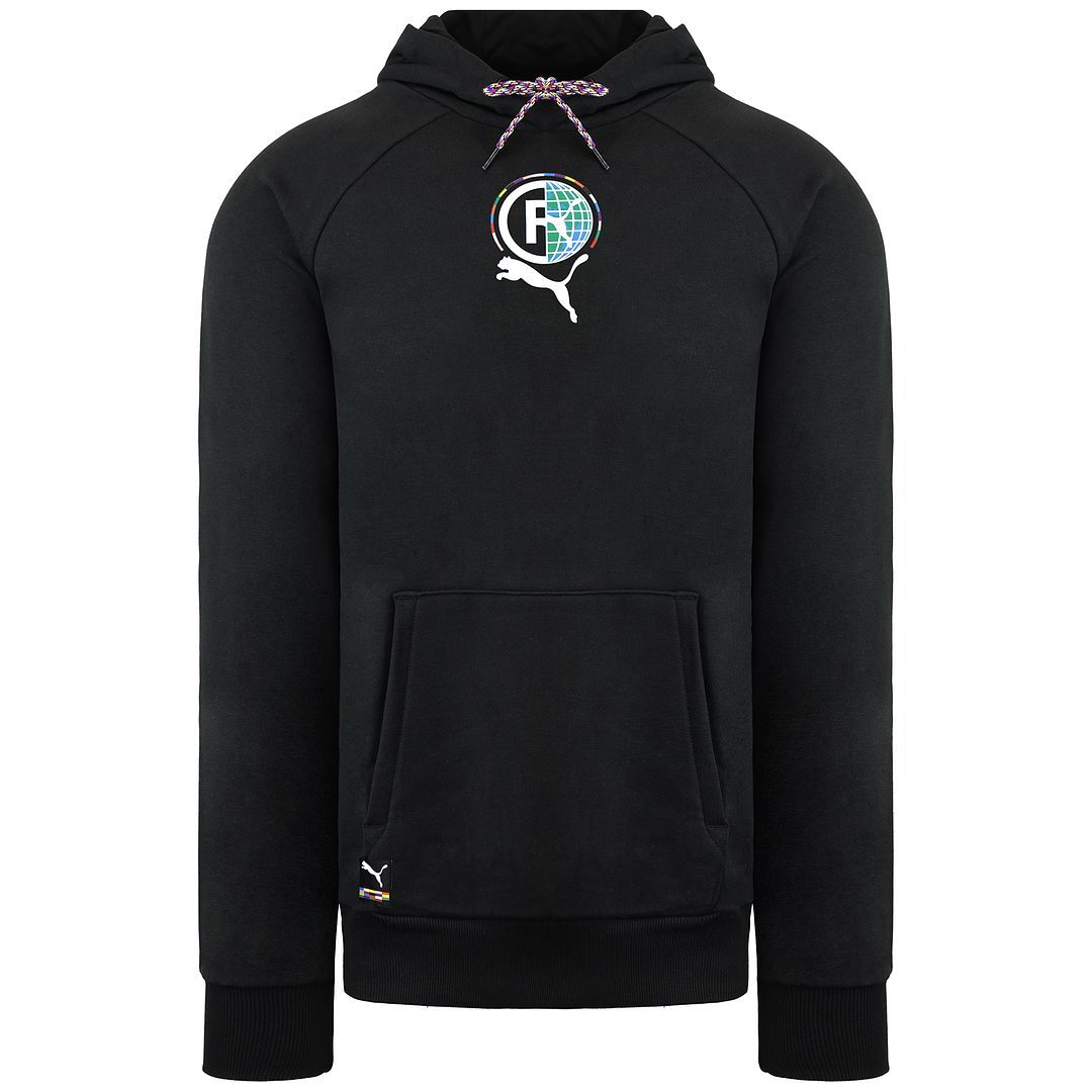 Hoodie mit International Grafikprint