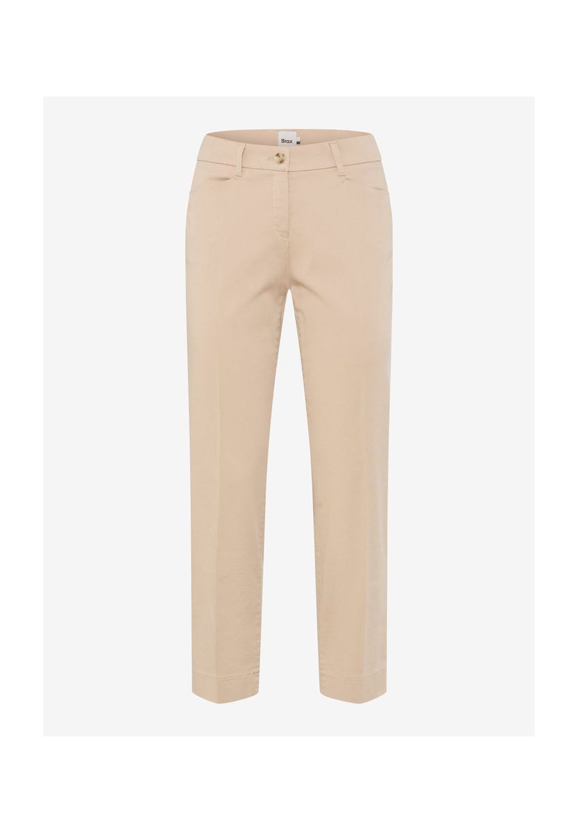 Elegante, verkürzte Chino-Hose aus Baumwollmischung