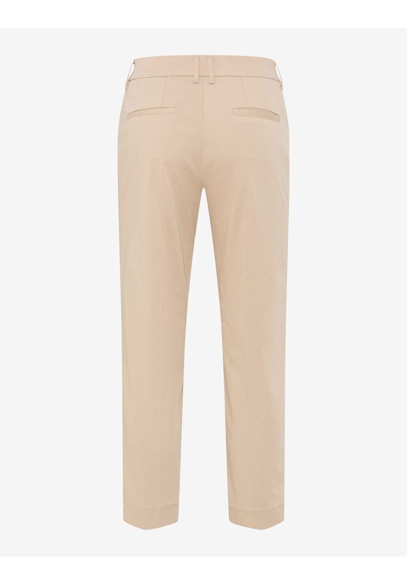 Elegante, verkürzte Chino-Hose aus Baumwollmischung