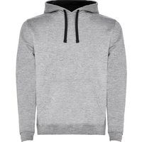 Klassischer Urban-Kapuzenpullover in Melange-Optik