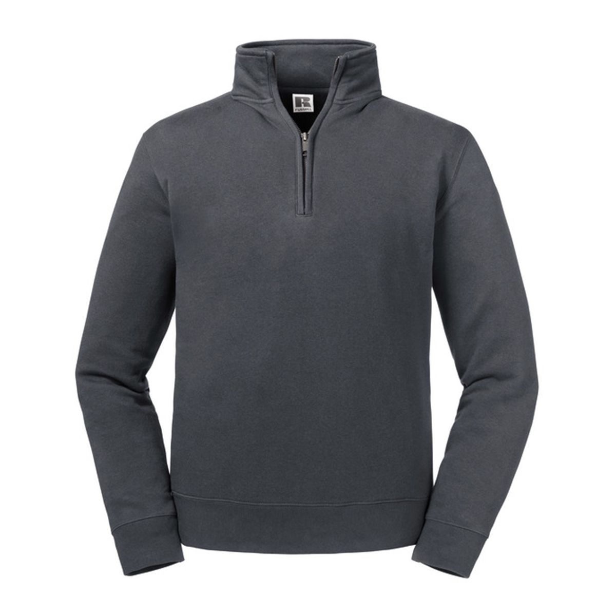 Sweatshirt mit Viertelreißverschluss