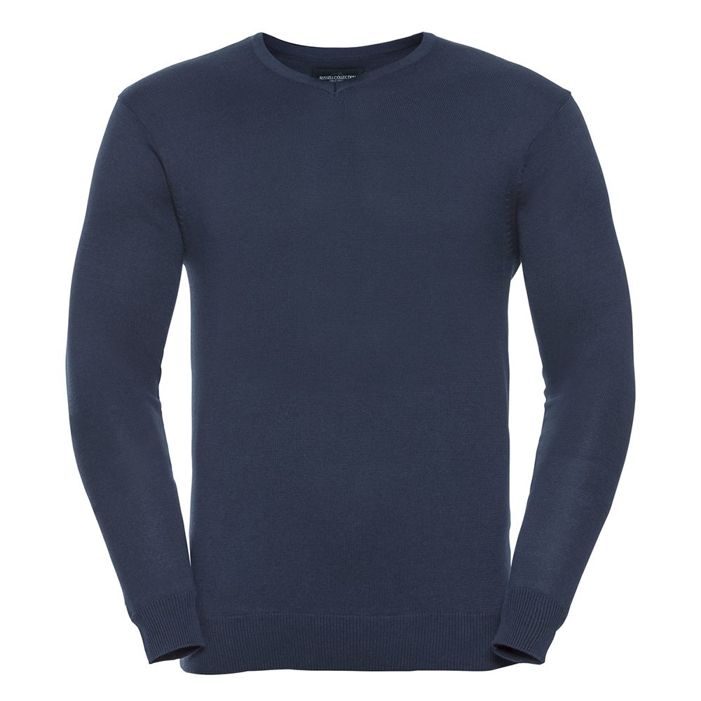 Leichter V-Ausschnitt Feinstrick-Pullover