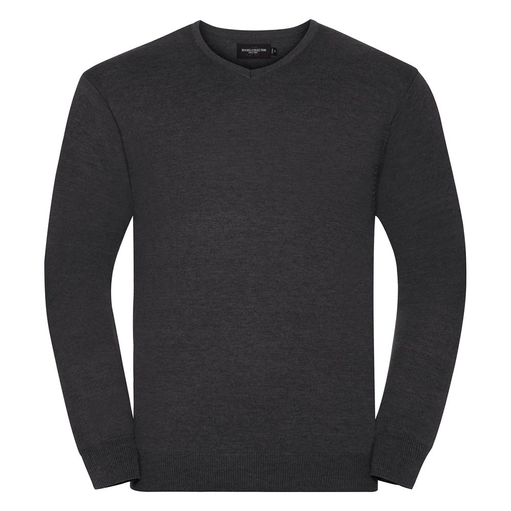Klassischer V-Ausschnitt Strickpullover