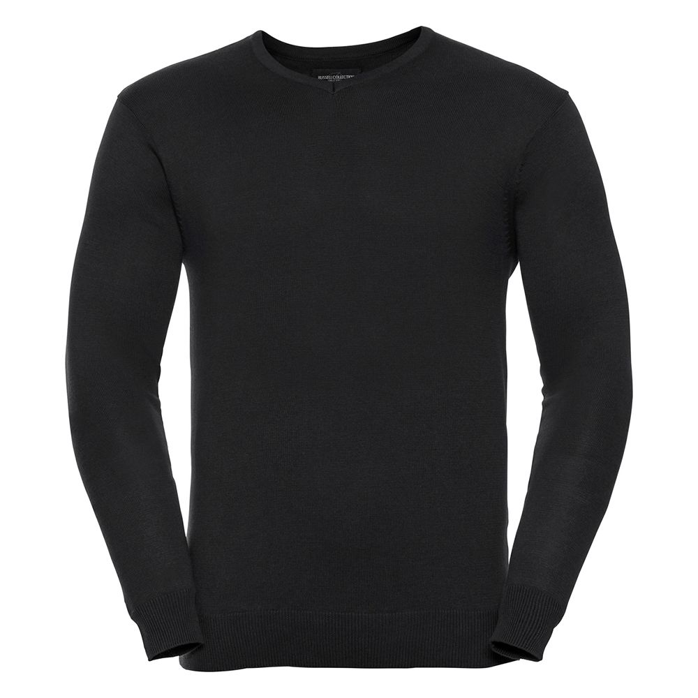 Leichter Jersey-Pullover mit V-Ausschnitt
