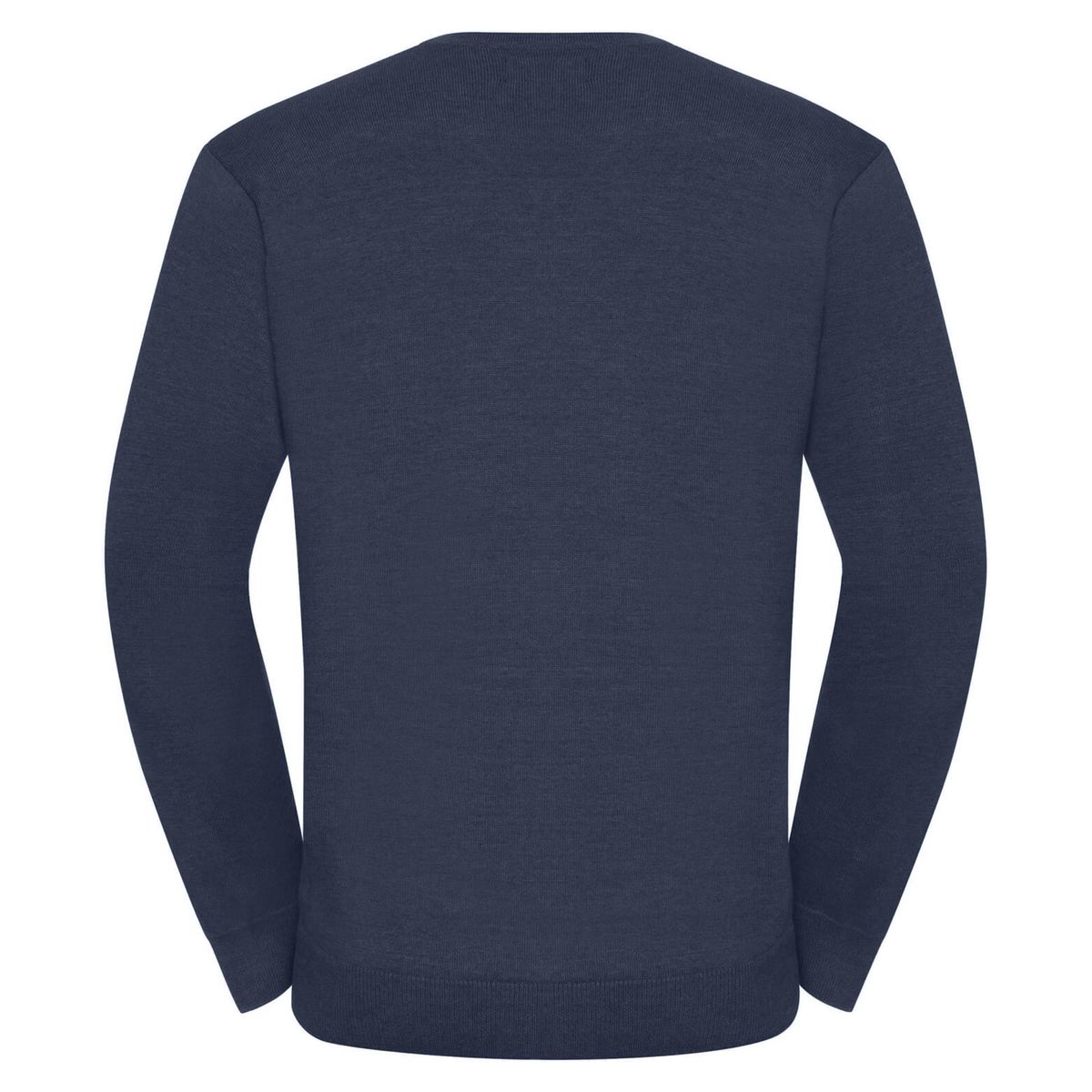 Klassischer Strickpullover mit V-Ausschnitt