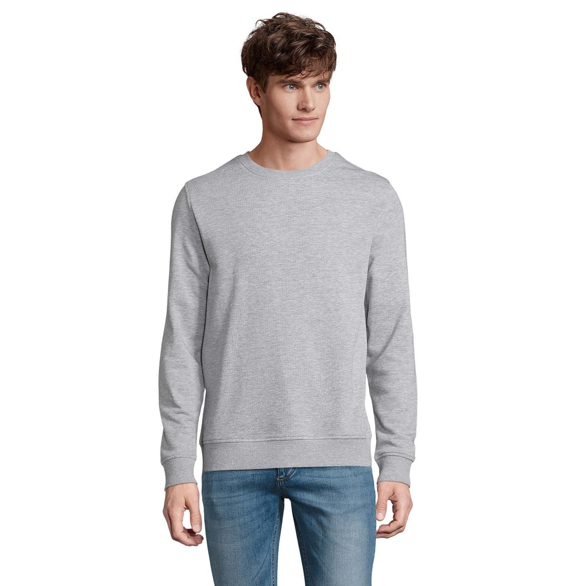 Klassisches Sweatshirt mit Rundhalsausschnitt