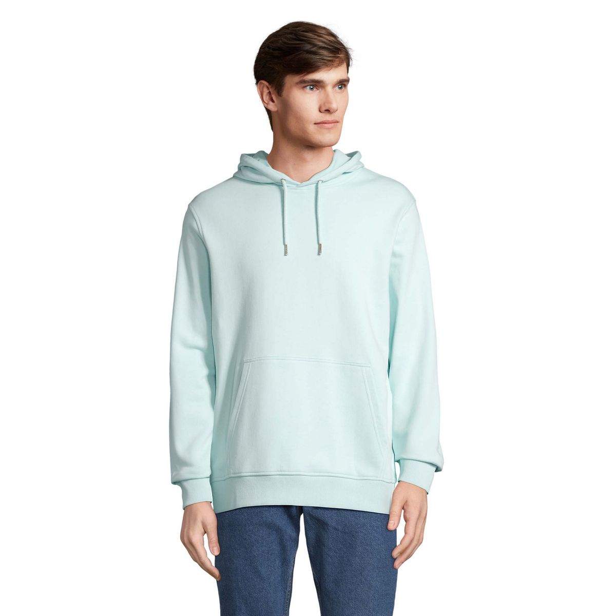 Minimalistischer Bio-Baumwoll-Mix Kapuzenpullover