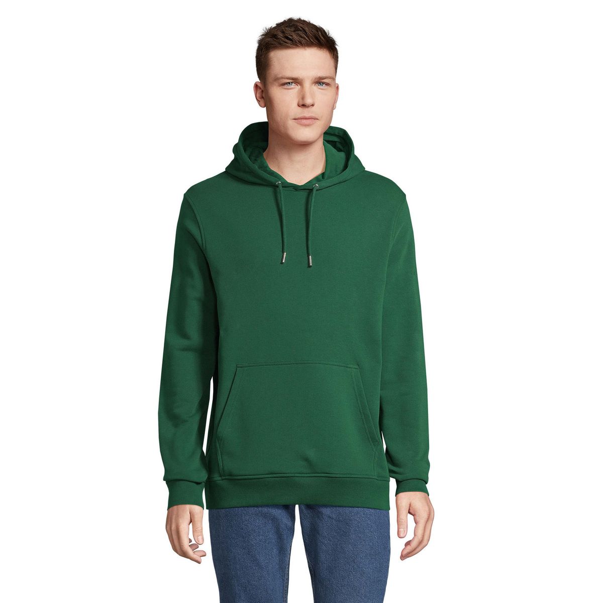 Klassischer Bio-Baumwolle Kapuzenpullover