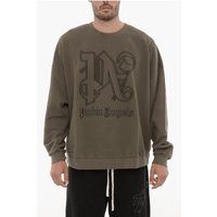Vintage-Sweatshirt mit Monogramm-Stickerei