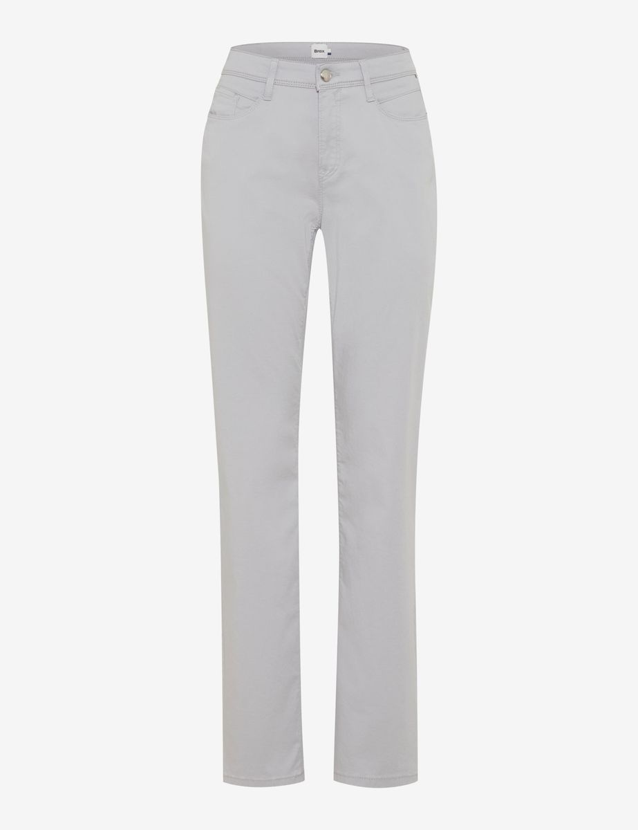 Gerades Bein Satin Five-Pocket Jeans