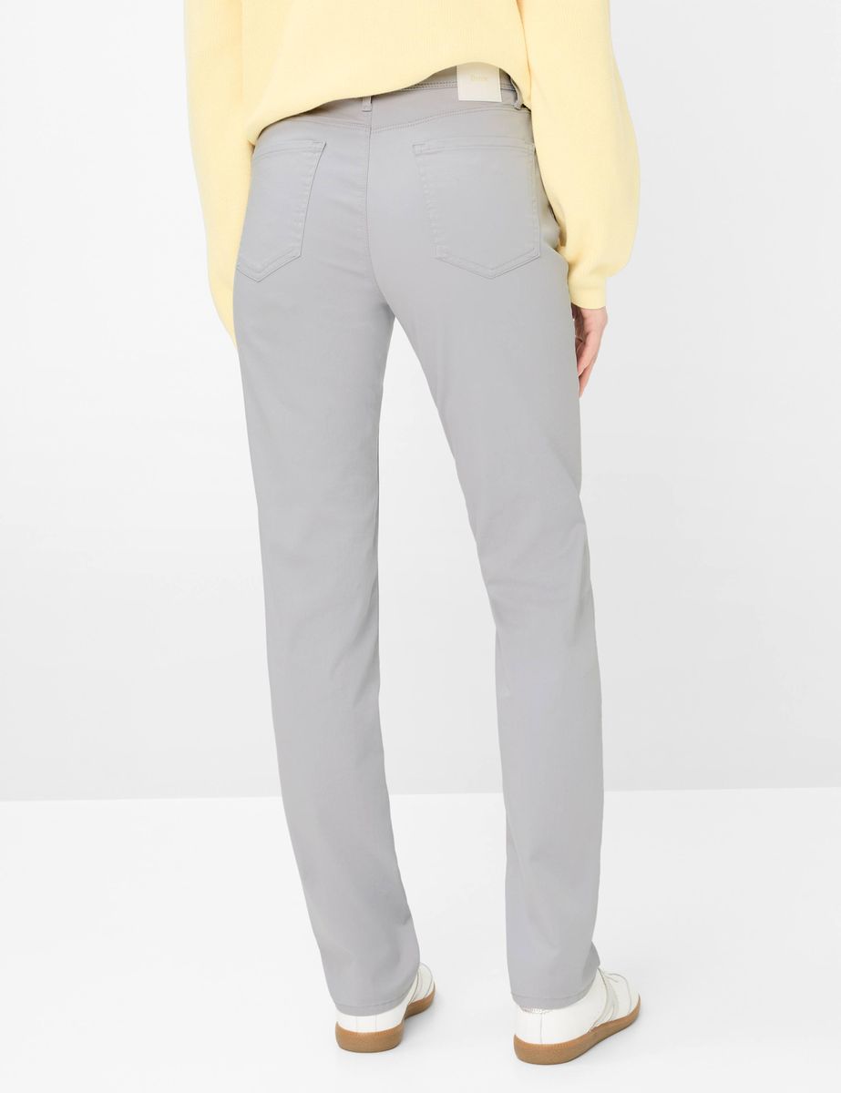 Elegante Satinhose mit geradem Bein