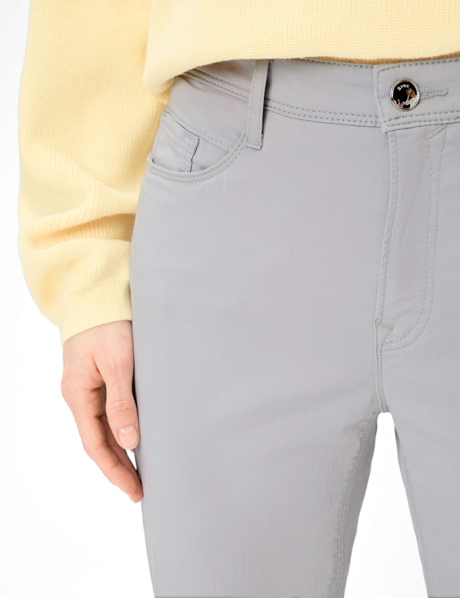 Elegante Satinhose mit geradem Bein