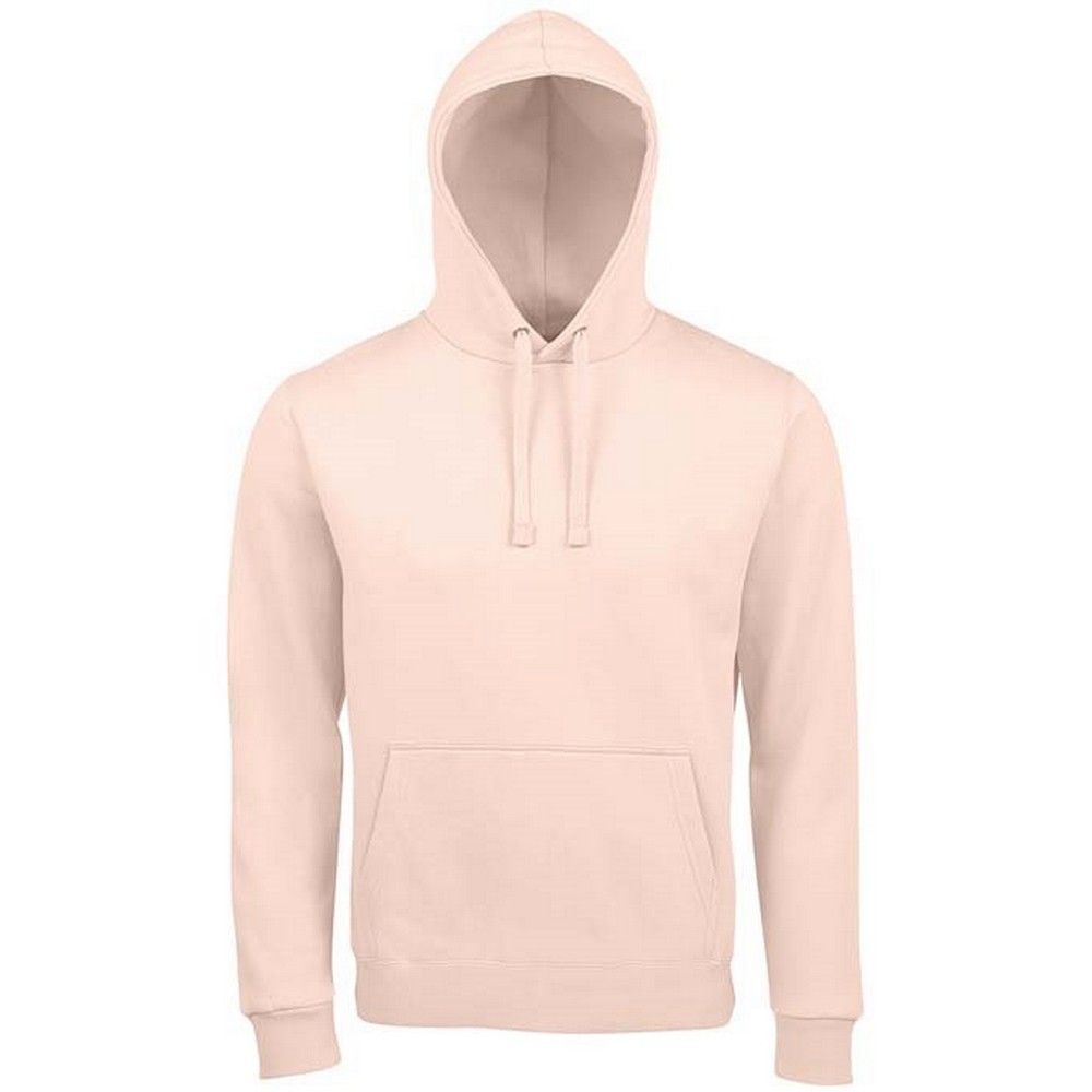 Fleece-Kapuzenpullover mit überschnittenen Schultern