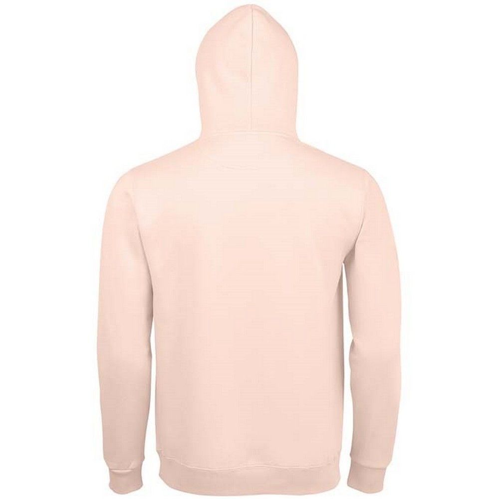 Fleece-Kapuzenpullover mit überschnittenen Schultern