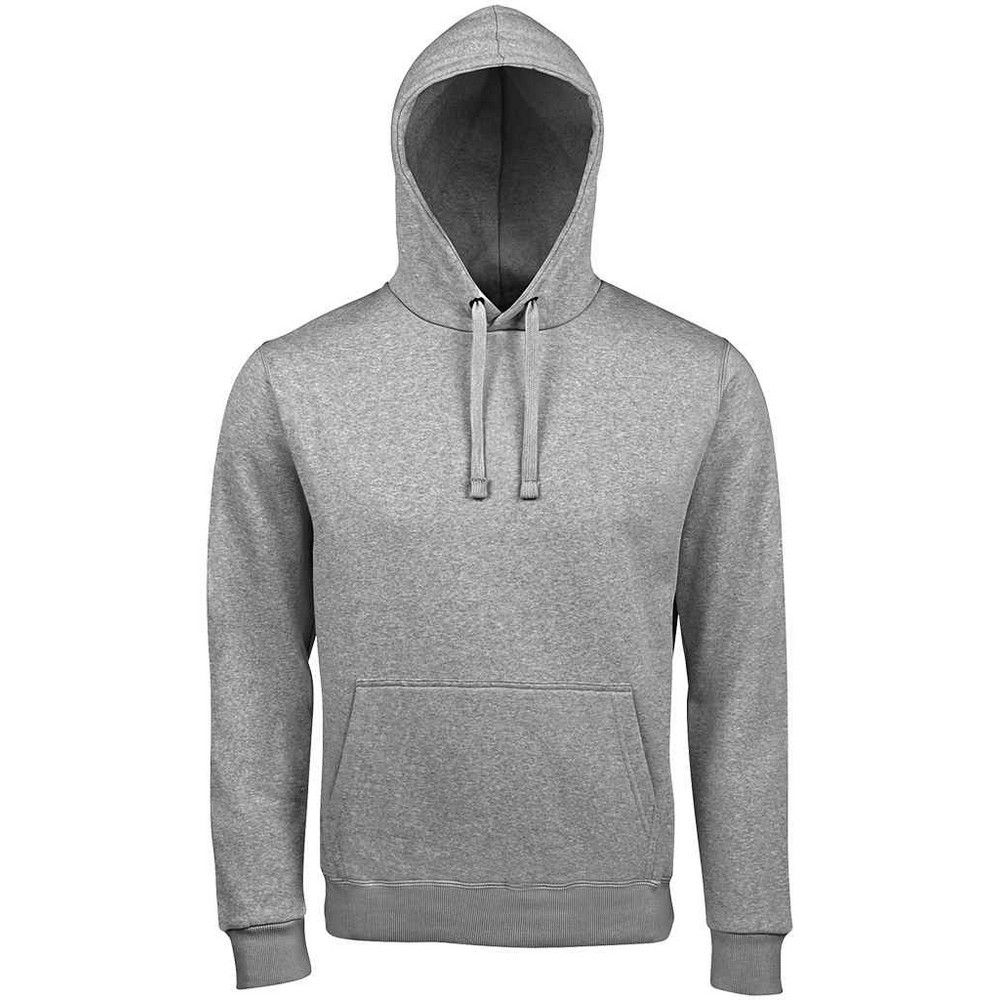 Klassischer Fleece-Kapuzenpullover mit Tasche