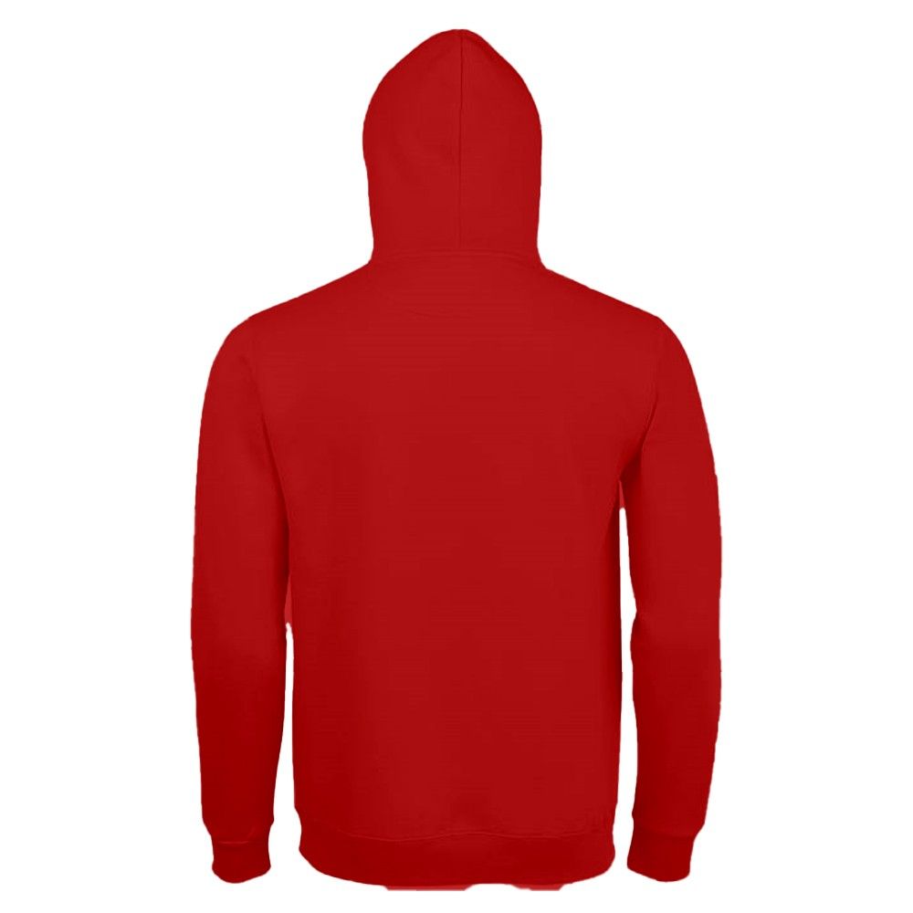 Klassischer Kapuzenpullover mit angerautem Fleece