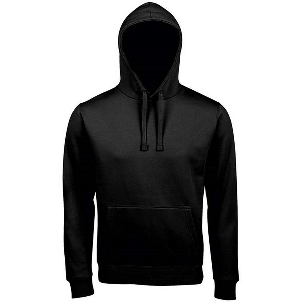 Klassischer Fleece-Kapuzenpullover mit Kängurutasche