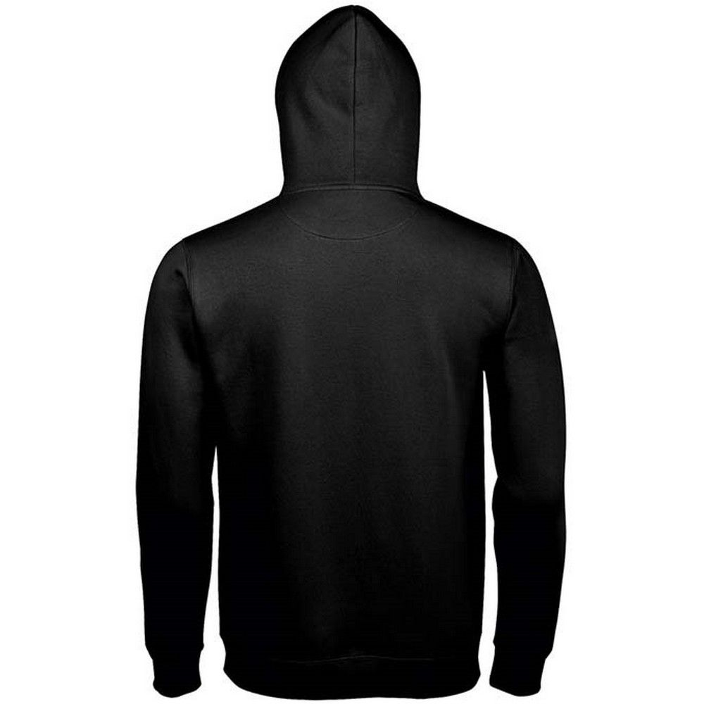 Klassischer Fleece-Kapuzenpullover mit Kängurutasche