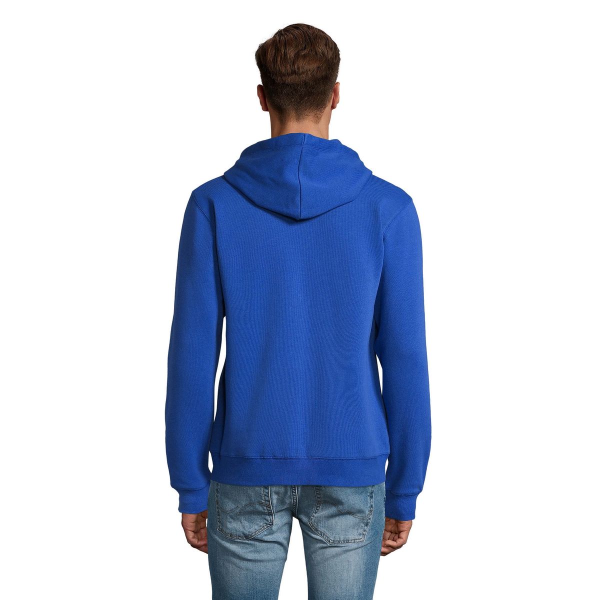 Klassischer Fleece-Hoodie mit Reißverschluss