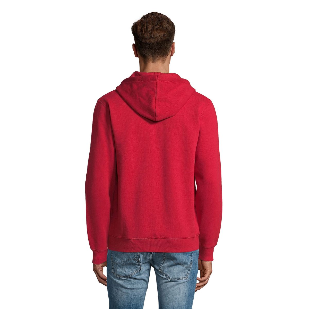 Klassischer Fleece-Hoodie mit Reißverschluss
