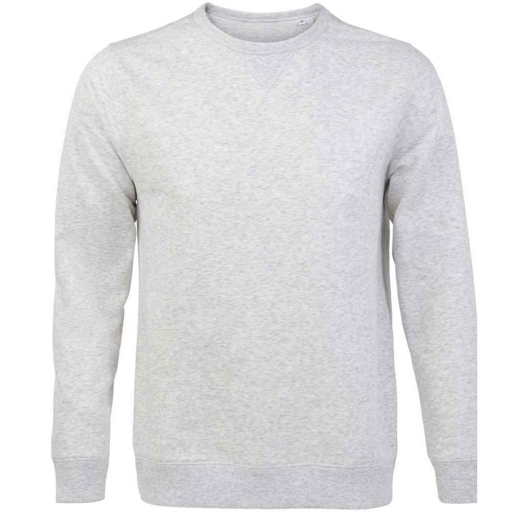 Klassisches Fleece-Sweatshirt mit Rundhalsausschnitt