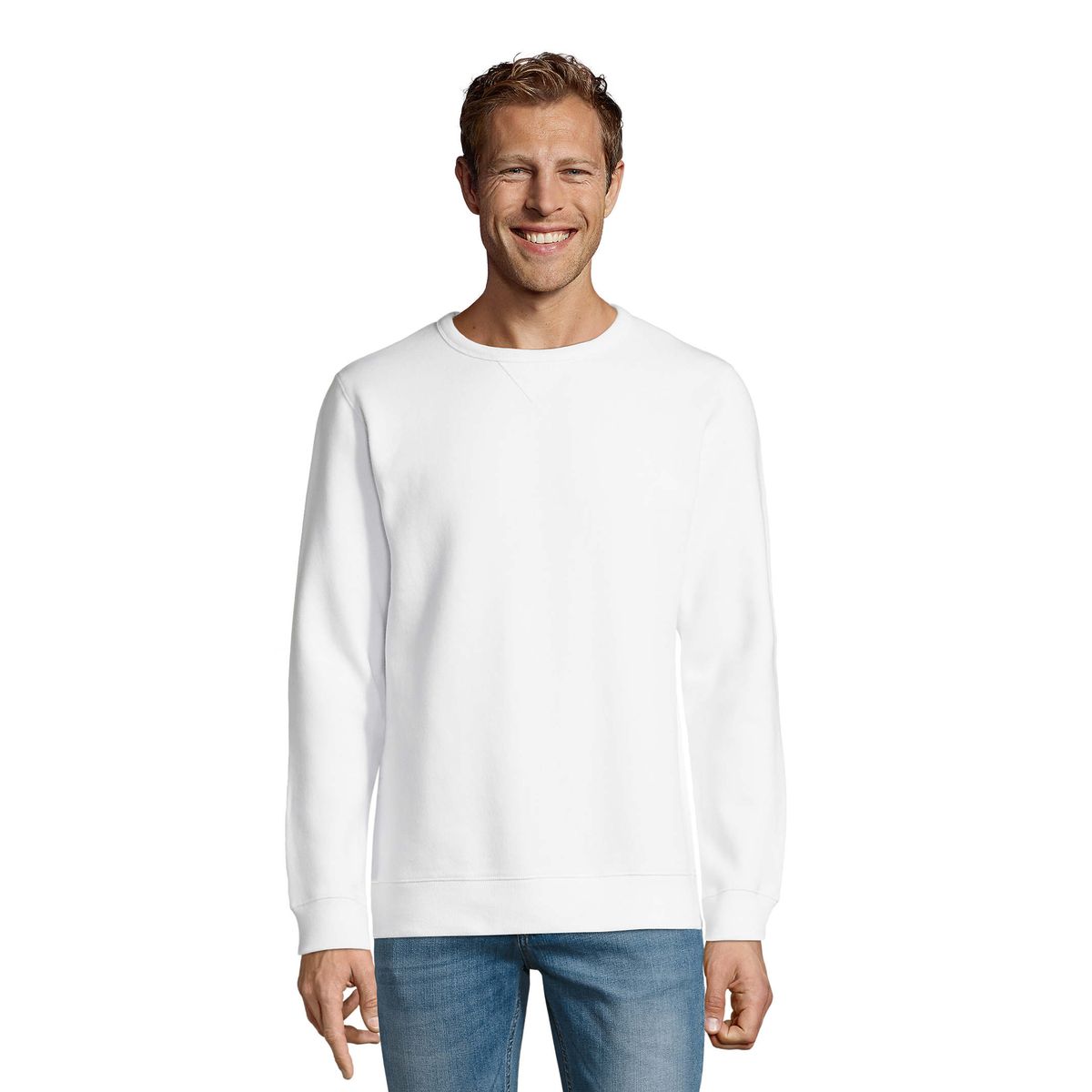 Klassisches Sweatshirt mit Rundhalsausschnitt