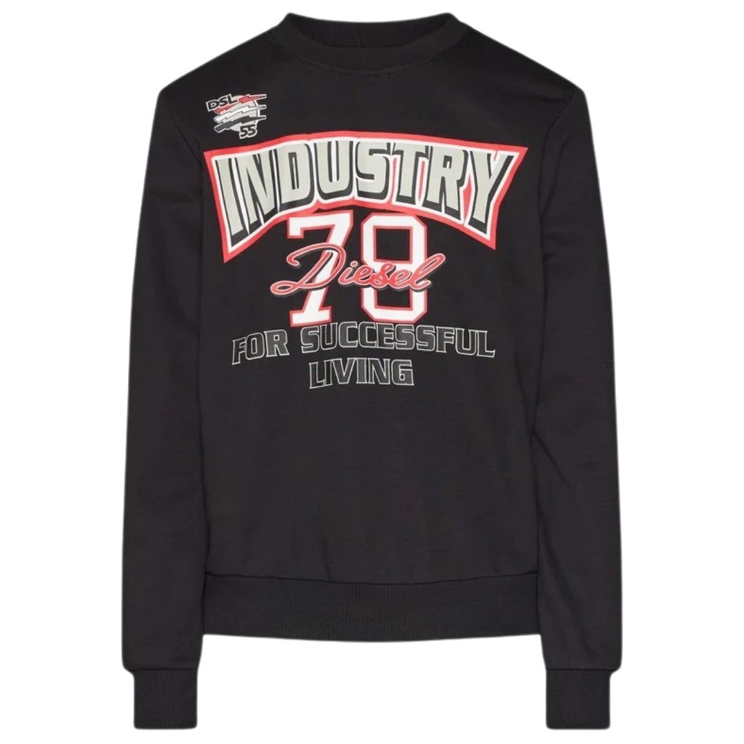 Pullover mit Industry 78 Grafikprint
