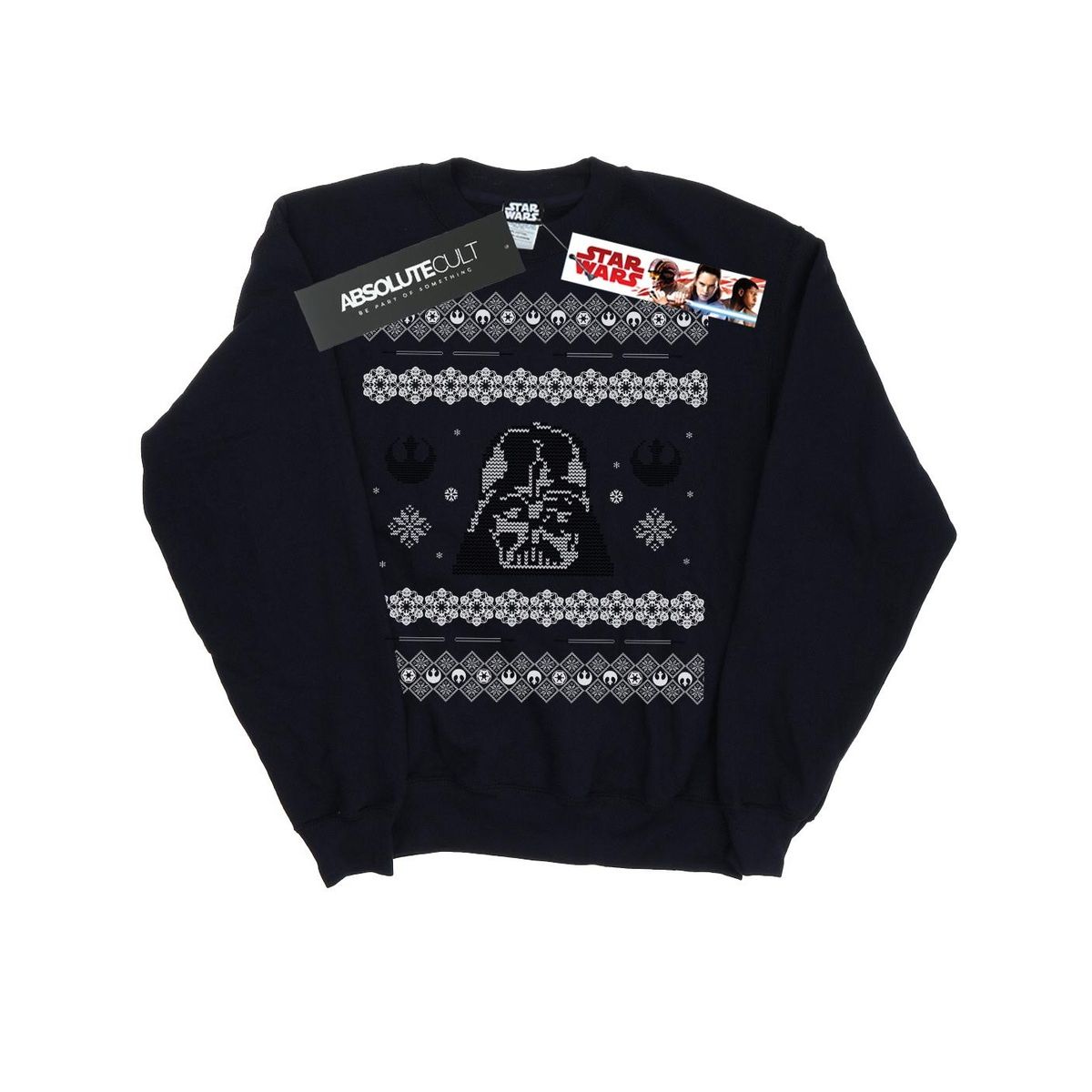 Darth Vader Sweatshirt im Norwegermuster