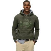 Vintage-Logo Tonaler Kapuzenpullover