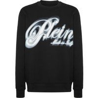 Sweatshirt mit verschwommenem Logo-Print